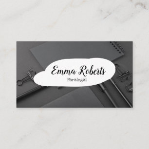 Documents Pink Law Lawyer Paralegal Business Card