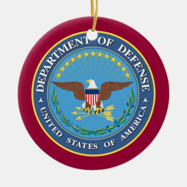DOD Custom Christmas Ornament (Front)