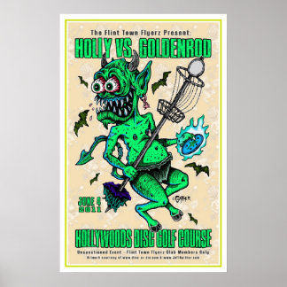 DOD - Disc Golf Poster