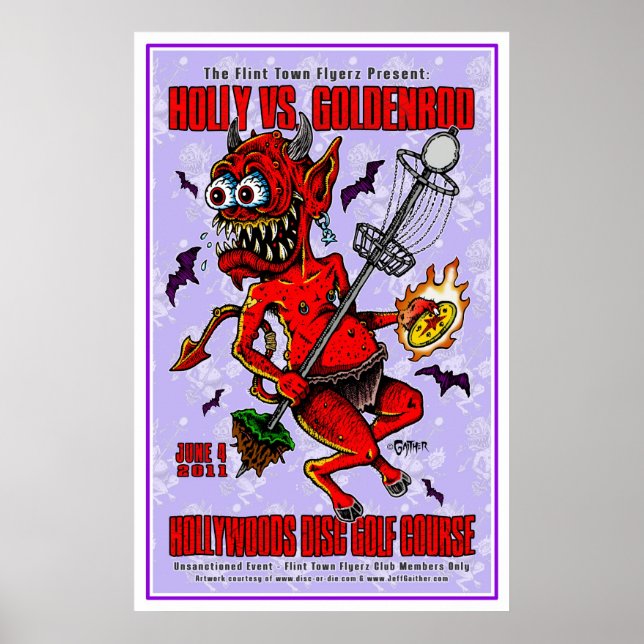 DOD - Disc Golf Poster (Front)