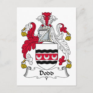Dodd Family Crest Postcard