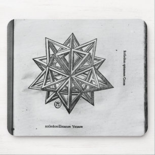 Dodecahedron, from 'De Divina Proportione' Mouse Mat