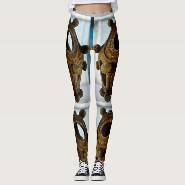 DODECAHEDRON ROBOTIC Leggings (Front)