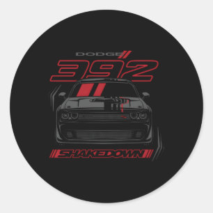 Dodge Challenger 392 Shakedown Last Call Classic Round Sticker