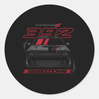 Dodge Challenger 392 Shakedown Last Call Classic Round Sticker