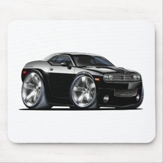 Dodge Challenger Black Car Mouse Mat