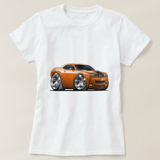 Dodge Challenger Orange Car T-Shirt