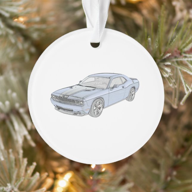 Dodge Challenger Ornament (Tree)