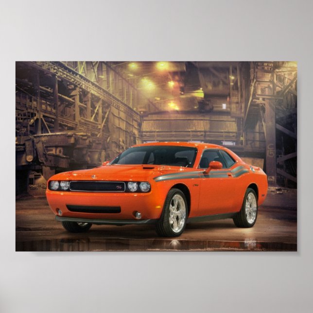 Dodge Challenger Poster (Front)