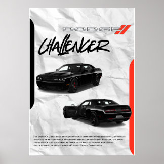 Dodge Challenger Poster
