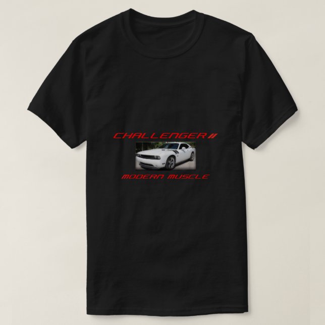 Dodge Challenger RT Artistic Style T-Shirt (Design Front)