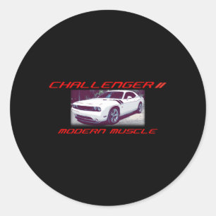 Dodge Challenger Rt Coon Style Classic Round Sticker