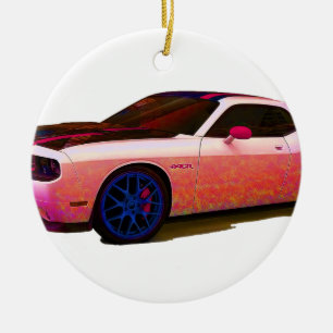 Dodge Challenger SRT8 ACR Ceramic Tree Decoration