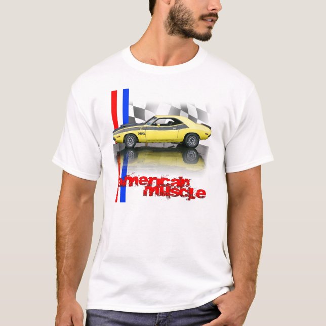 Dodge Challenger T/A American Muscle T-Shirt (Front)