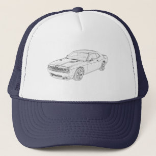 Dodge Challenger Trucker Hat