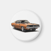 Dodge Charger, 1¼ Inch Circle Magnet