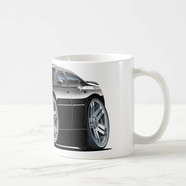 Dodge Charger Daytona Black Car Coffee Mug (Right)