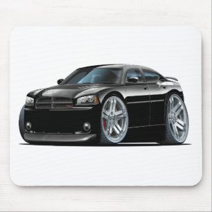 Dodge Charger Daytona Black Car Mouse Mat