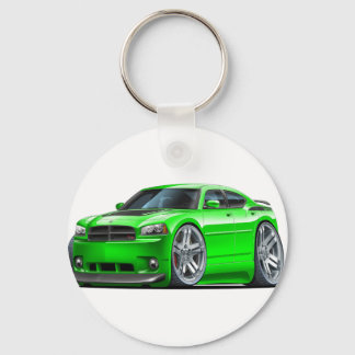 Dodge Charger Daytona Green Car Key Ring