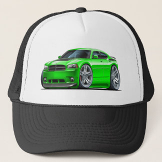 Dodge Charger Daytona Green Car Trucker Hat