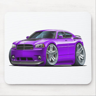 Dodge Charger Daytona Purple Car Mouse Mat