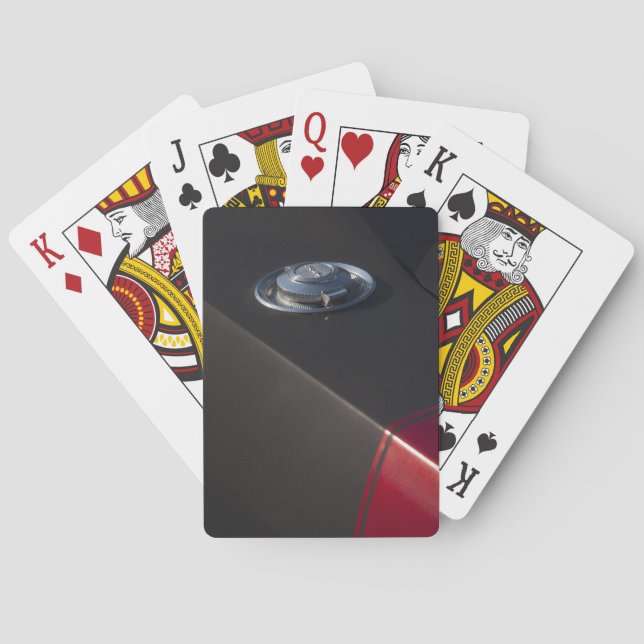 Dodge Charger Fuel cap Playing Cards (Back)