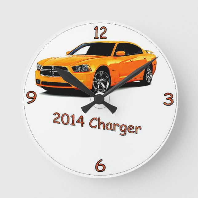 DODGE CHARGER ROUND CLOCK (Front)