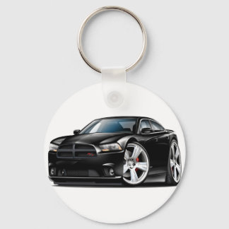 Dodge Charger RT Black Car Key Ring