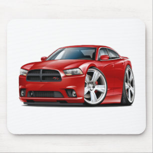 Dodge Charger RT Red Car Mouse Mat