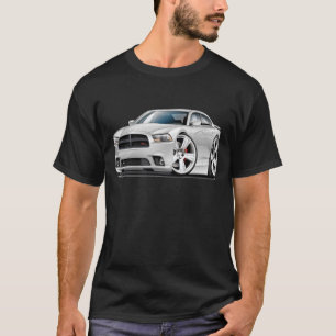 Dodge Charger RT White Car T-Shirt