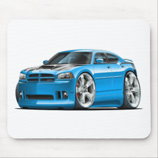Dodge Charger Super Bee Blue Car Mouse Mat