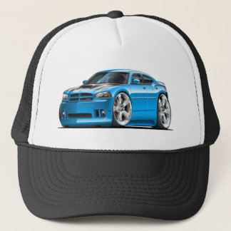 Dodge Charger Super Bee Blue Car Trucker Hat