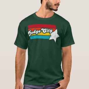 Dodge City Kansas Vintage Distressed Souvenir 2 T-Shirt