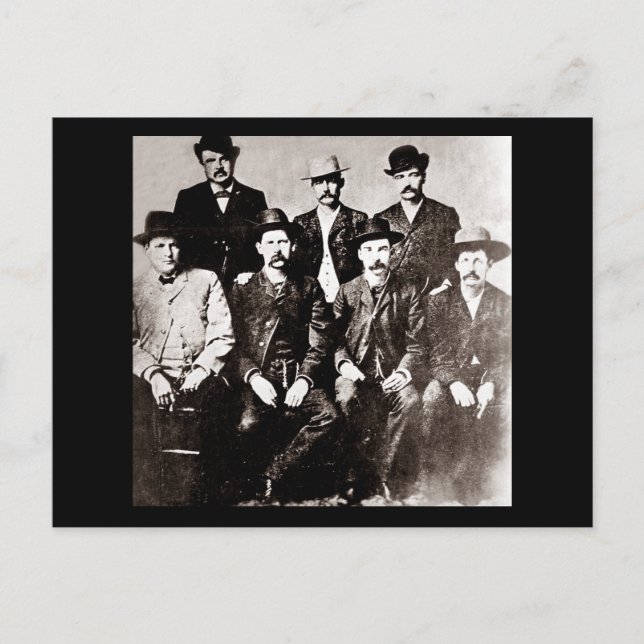 Dodge City "Peace Comission" circa 1883 Postcard (Front)