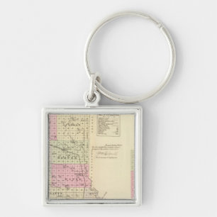 Dodge County, Nebraska Key Ring
