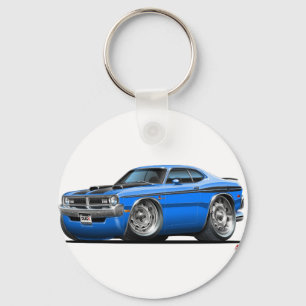 Dodge Demon Blue Car Key Ring