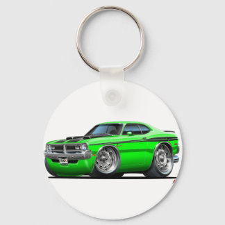 Dodge Demon Green Car Key Ring
