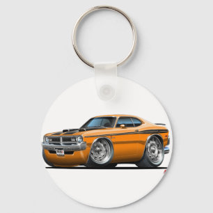 Dodge Demon Orange Car Key Ring