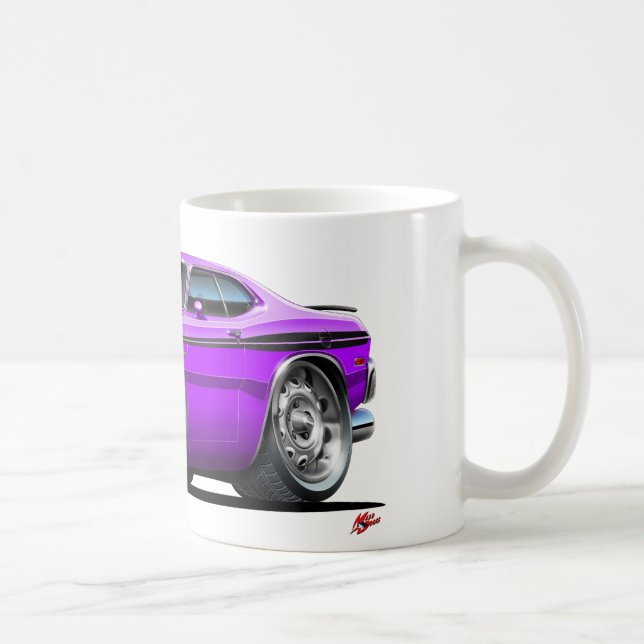 Dodge Demon Purple Car Coffee Mug (Right)