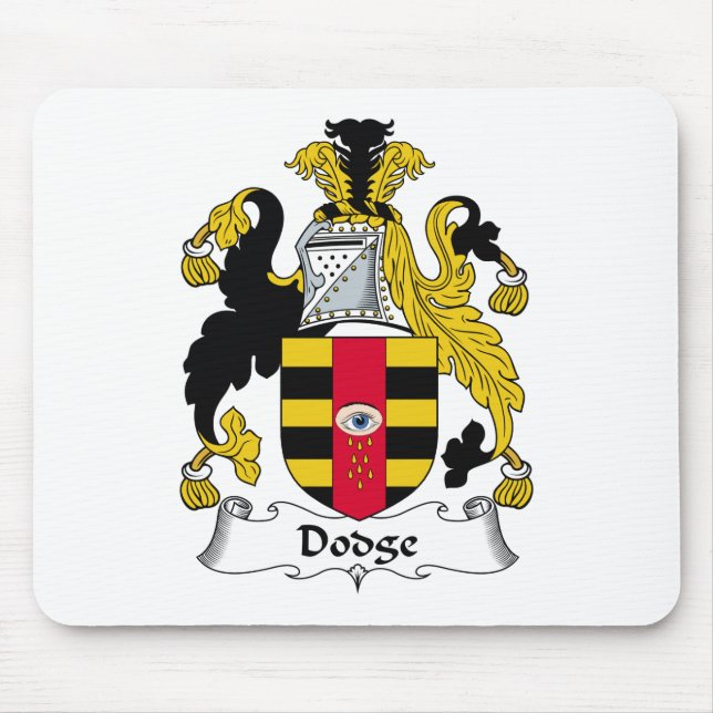 Dodge Family Crest Mouse Mat (Front)