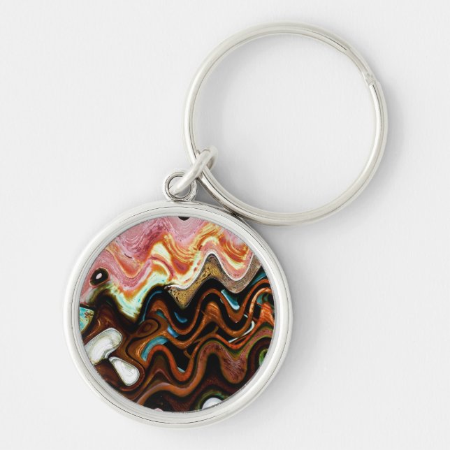 Dodge Frontend Abstract, 2015 | SVP Images Key Ring (Front)