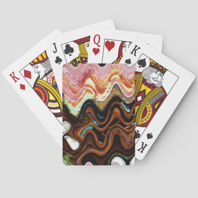 Dodge Frontend Abstract, 2015 | SVP Images Playing Cards (Back)