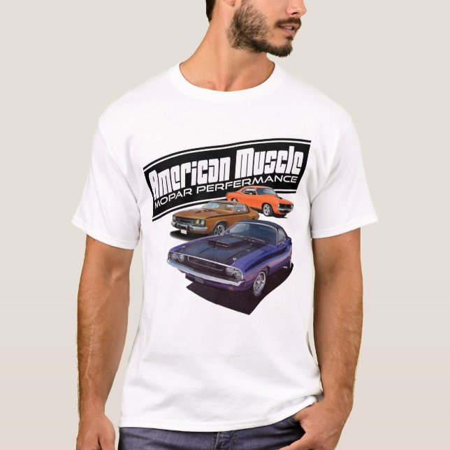 Dodge Muscle Cars T-Shirt (Front)