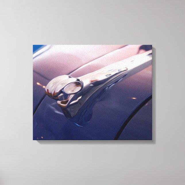 Dodge Ram hood ornament Canvas Print (Front)