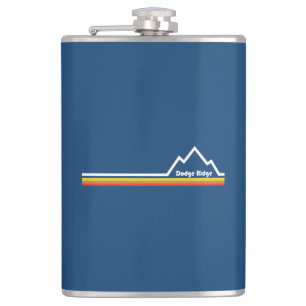 Dodge Ridge Mountain Resort California Hip Flask