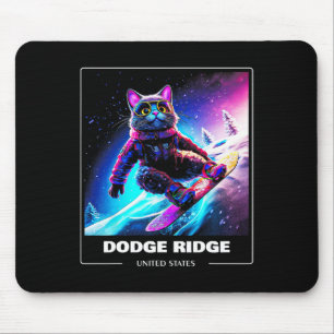 Dodge Ridge United States Ski Skiing Skier Mouse Mat