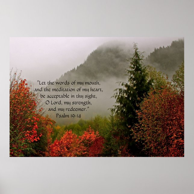 Dodge Road Mist Print w/Scripture Verse (Front)