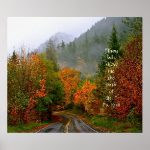 Dodge Road Print w/Scripture Verse