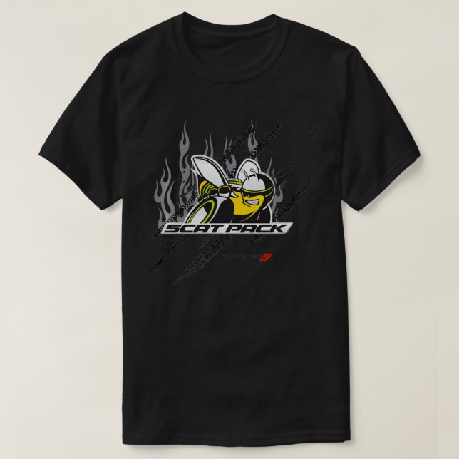 Dodge Scat Pack Treads  T-Shirt (Design Front)
