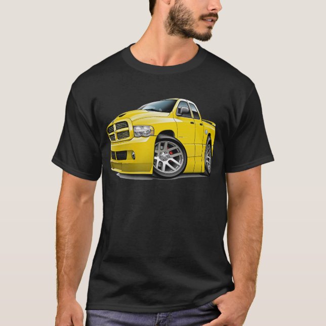Dodge SRT10 Ram Dualcab Yellow T-Shirt (Front)